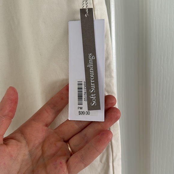 Soft Surroundings fly front wide leg - Picture 3 of 5